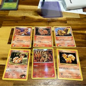 Vulpix / Ninetails Pokemon Card Bundle